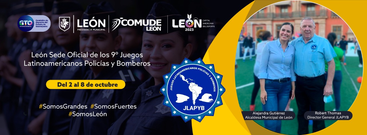 Confirman a León como sede de los Juegos Latinoamericanos de Policías y Bomberos 2022